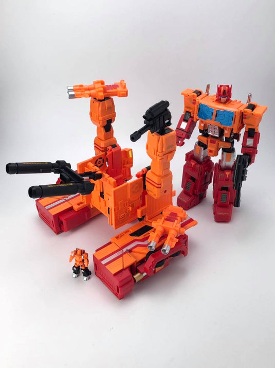 Fans Hobby - MasterBuilder - MB06D Power Baser + MB-11D God Armour (Orange Set)