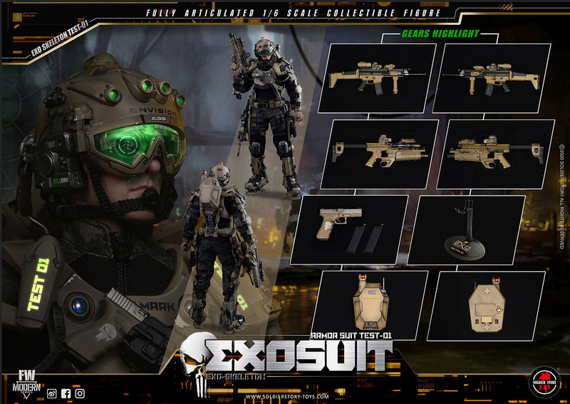 Load image into Gallery viewer, Soldier Story -  Exo Skeleton Armor Suit Test 01
