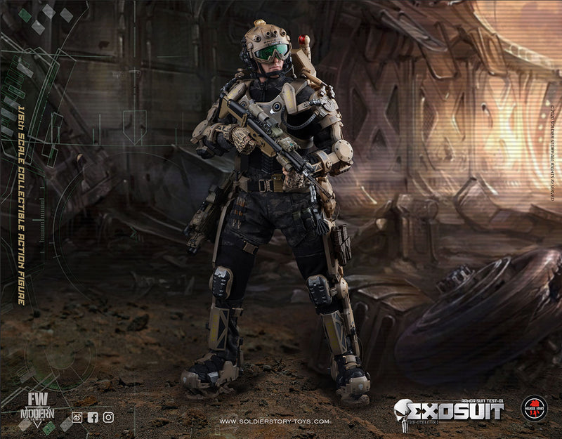 Load image into Gallery viewer, Soldier Story -  Exo Skeleton Armor Suit Test 01
