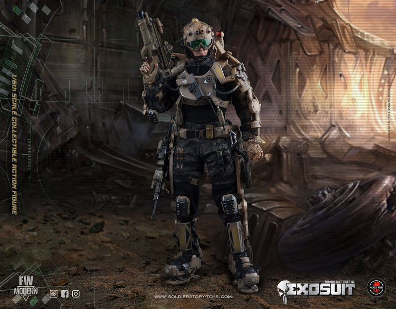 Load image into Gallery viewer, Soldier Story -  Exo Skeleton Armor Suit Test 01
