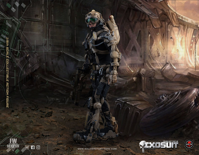 Load image into Gallery viewer, Soldier Story -  Exo Skeleton Armor Suit Test 01
