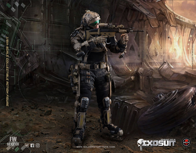 Load image into Gallery viewer, Soldier Story -  Exo Skeleton Armor Suit Test 01
