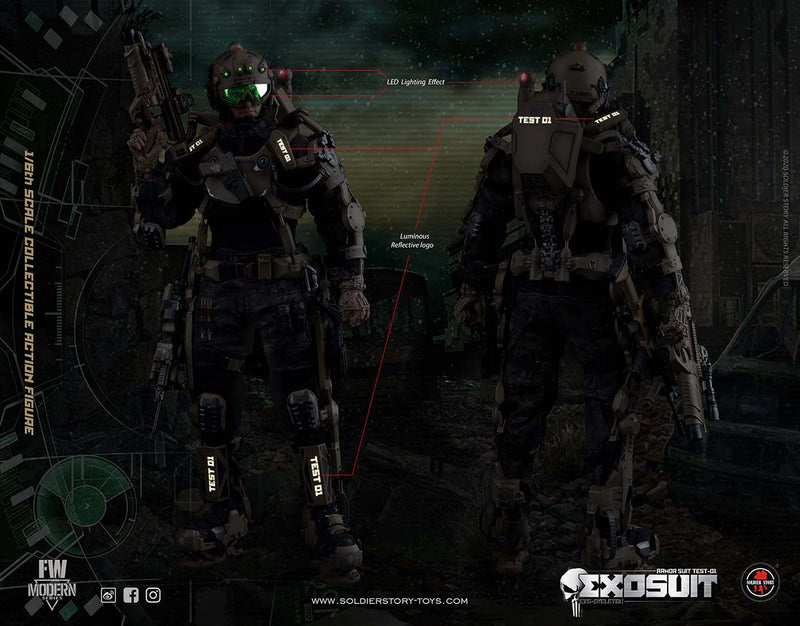 Load image into Gallery viewer, Soldier Story -  Exo Skeleton Armor Suit Test 01
