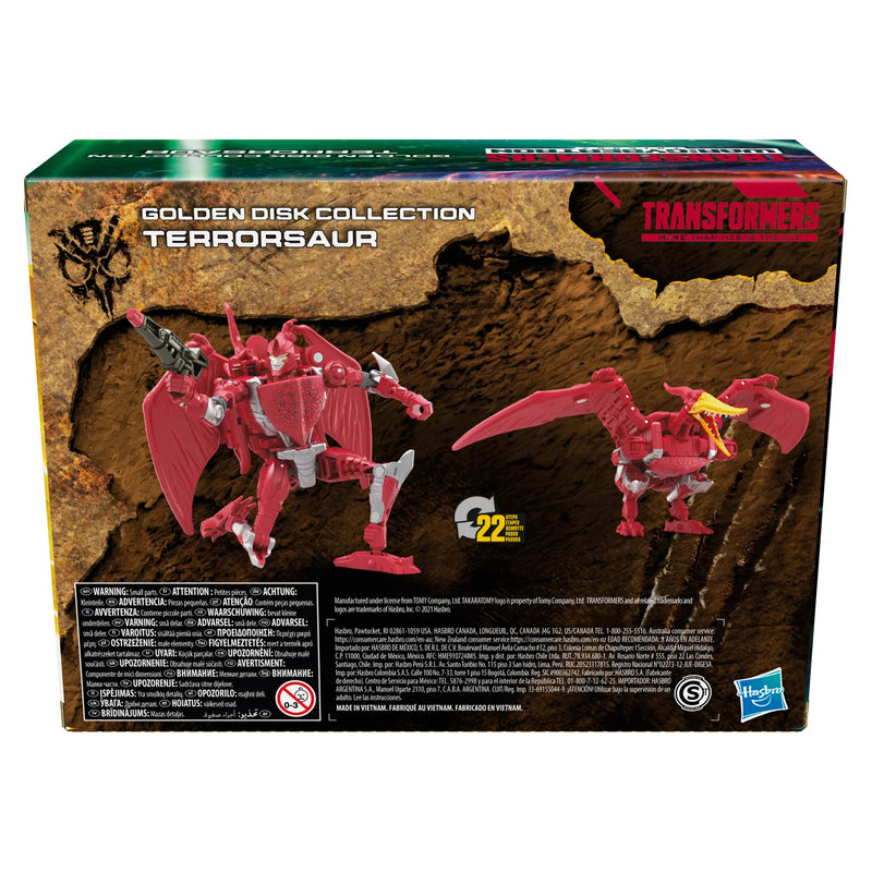 Load image into Gallery viewer, Transformers War for Cybertron: Kingdom Golden Disk Collection - Deluxe Terrorsaur
