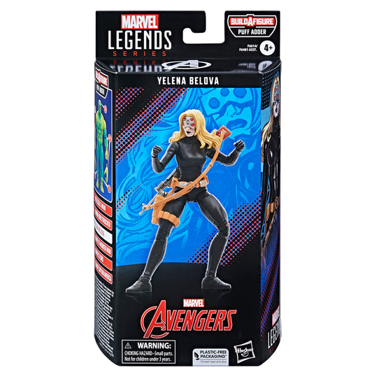 Marvel Legends - Yelena Belova Black Widow (Puff Adder BAF)