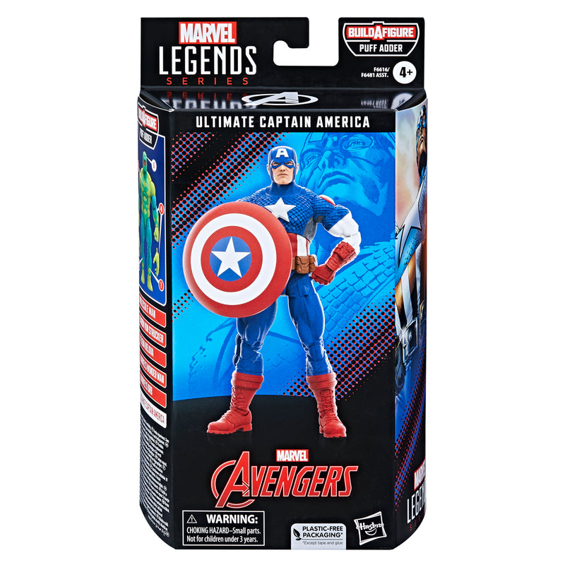 Load image into Gallery viewer, Marvel Legends - Ultimate Captain America (Puff Adder BAF)
