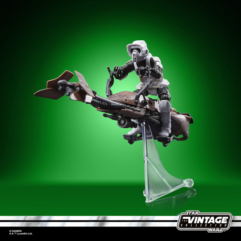 Load image into Gallery viewer, Hasbro - Star Wars: The Vintage Collection: Speeder Bike &amp; Scout Trooper (Return of the Jedi) 3 3/4-Inch Action Figure
