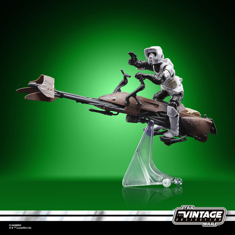 Load image into Gallery viewer, Hasbro - Star Wars: The Vintage Collection: Speeder Bike &amp; Scout Trooper (Return of the Jedi) 3 3/4-Inch Action Figure
