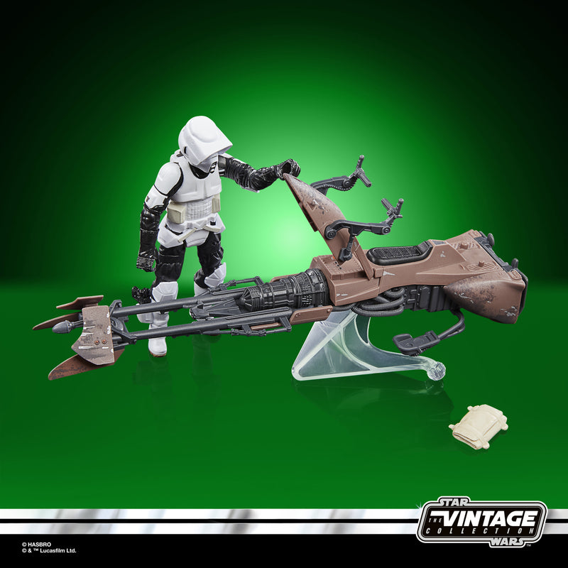 Load image into Gallery viewer, Hasbro - Star Wars: The Vintage Collection: Speeder Bike &amp; Scout Trooper (Return of the Jedi) 3 3/4-Inch Action Figure
