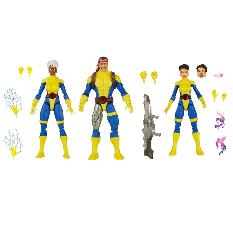 Load image into Gallery viewer, Marvel Legends - X-Men 60th Anniversary: Forge, Storm, &amp; Jubilee Set of 3
