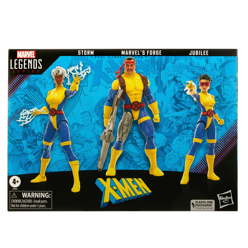 Load image into Gallery viewer, Marvel Legends - X-Men 60th Anniversary: Forge, Storm, &amp; Jubilee Set of 3
