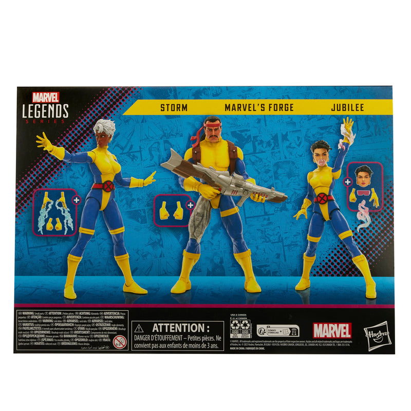 Load image into Gallery viewer, Marvel Legends - X-Men 60th Anniversary: Forge, Storm, &amp; Jubilee Set of 3
