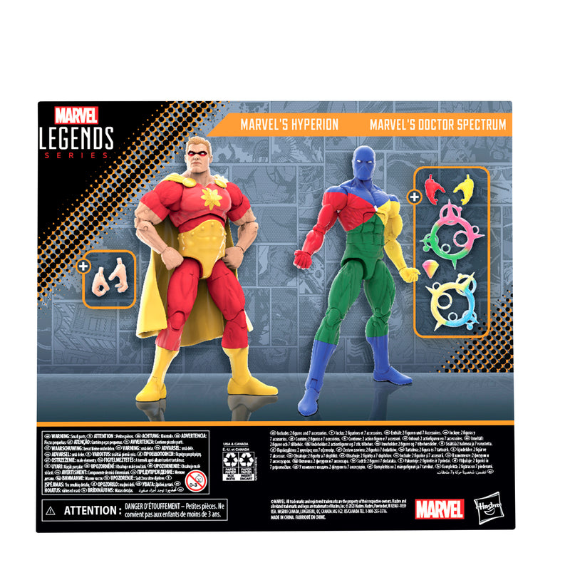 Load image into Gallery viewer, Marvel Legends - Squadron Supreme Marvel&#39;s Hyperion and Marvel&#39;s Doctor Spectrum
