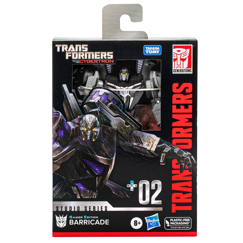Load image into Gallery viewer, Transformers Generations Studio Series - Gamer Edition Deluxe Barricade 02
