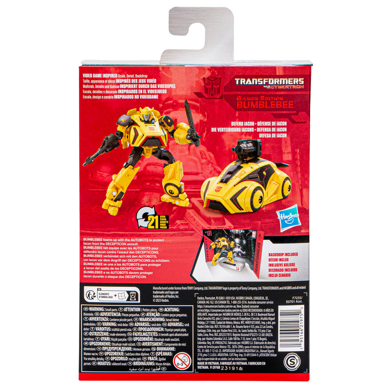 Load image into Gallery viewer, Transformers Generations Studio Series - Gamer Edition Deluxe Bumblebee 01
