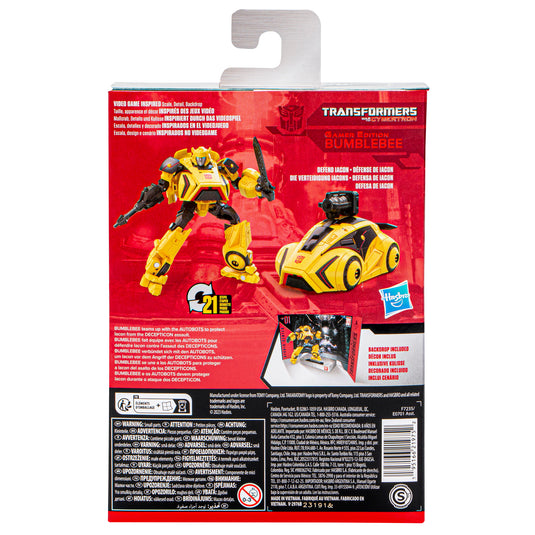 Transformers Generations Studio Series - Gamer Edition Deluxe Bumblebee 01