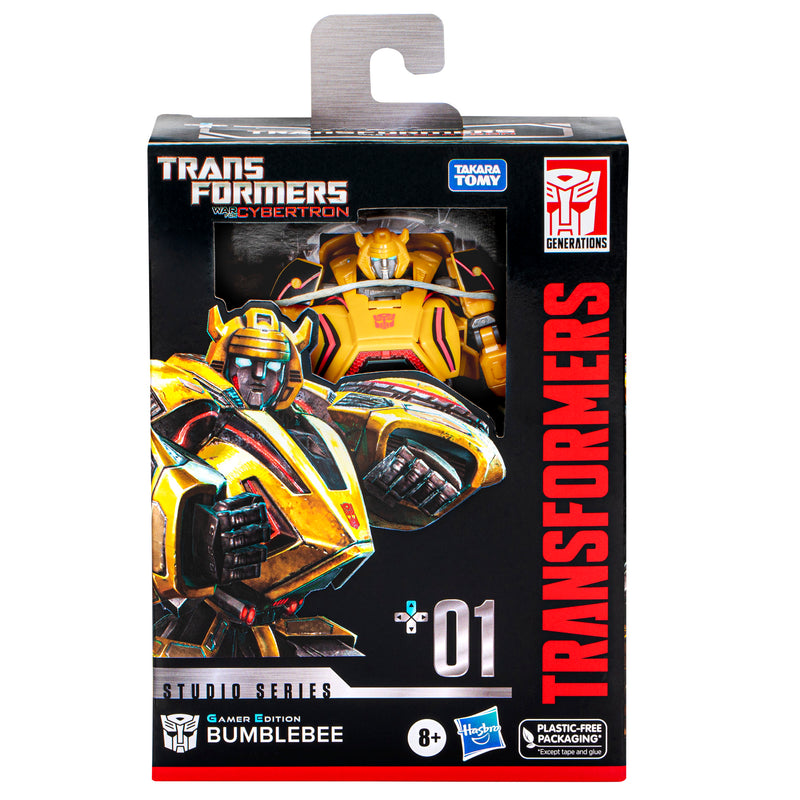 Load image into Gallery viewer, Transformers Generations Studio Series - Gamer Edition Deluxe Bumblebee 01
