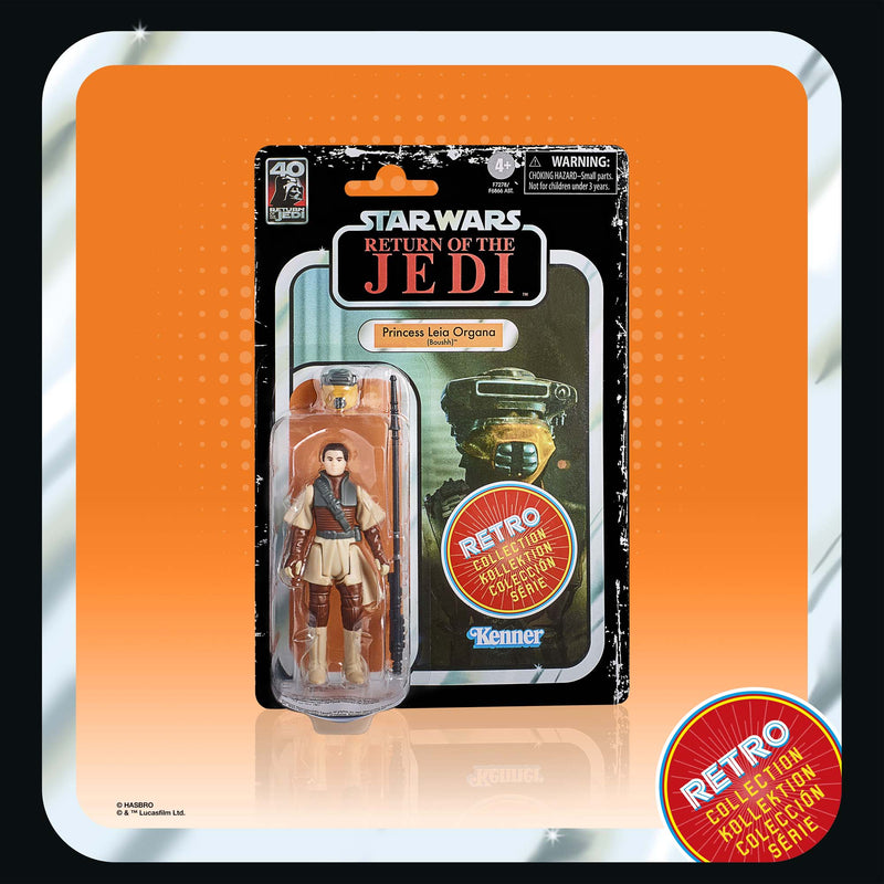 Load image into Gallery viewer, Hasbro - Star Wars: The Retro Collection: Princess Leia Organa (Boushh) 3 3/4-Inch Action Figure
