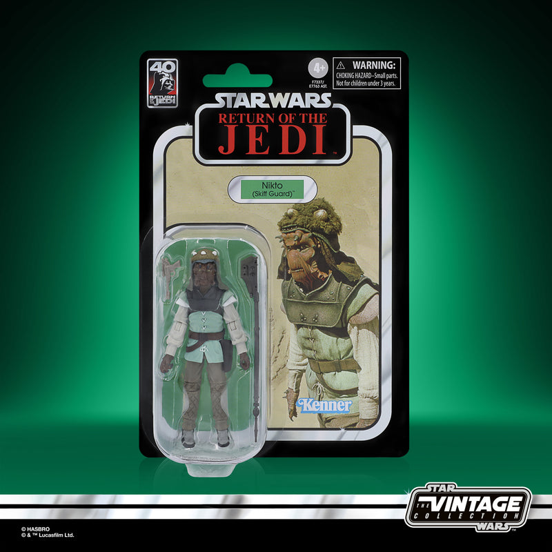 Load image into Gallery viewer, Hasbro - Star Wars: The Vintage Collection: Nikto (Skiff Guard) (Return of the Jedi) 3 3/4-Inch Action Figure
