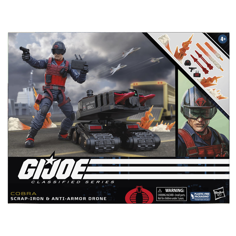 Load image into Gallery viewer, G.I. Joe Classified Series - Scrap-Iron &amp; Anti-Armor Drone
