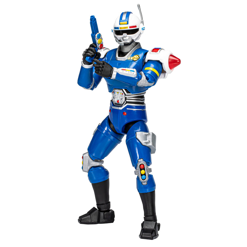 Load image into Gallery viewer, Power Rangers Lightning Collection - Power Rangers Turbo: Deluxe Blue Senturion
