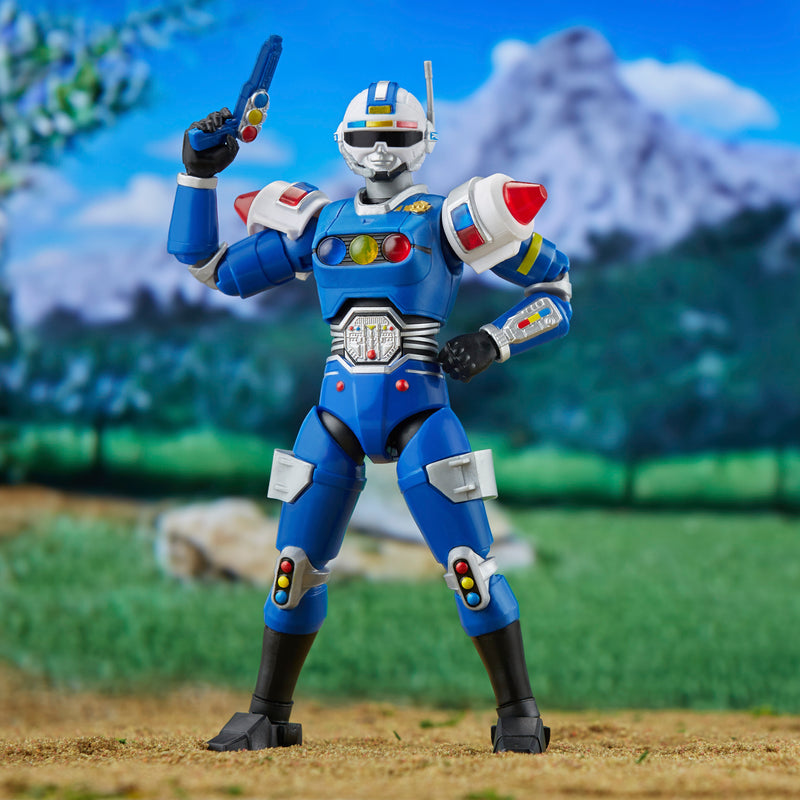 Load image into Gallery viewer, Power Rangers Lightning Collection - Power Rangers Turbo: Deluxe Blue Senturion

