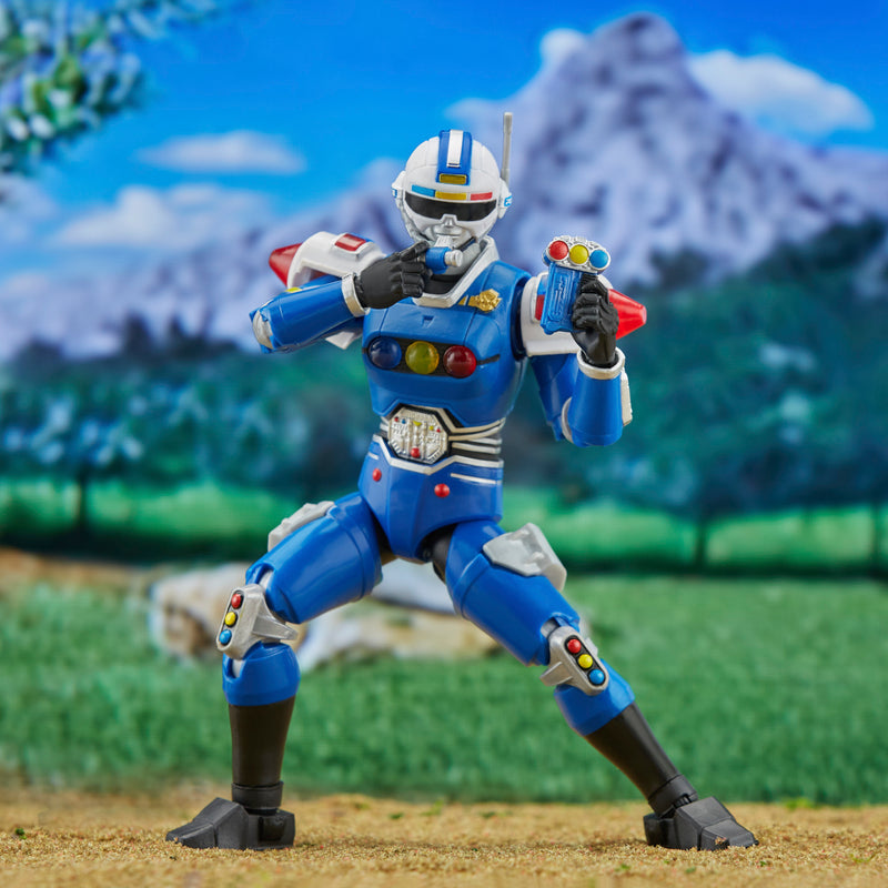 Load image into Gallery viewer, Power Rangers Lightning Collection - Power Rangers Turbo: Deluxe Blue Senturion
