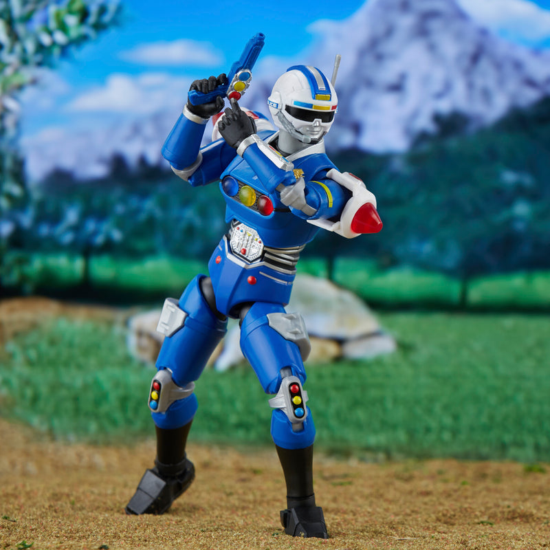 Load image into Gallery viewer, Power Rangers Lightning Collection - Power Rangers Turbo: Deluxe Blue Senturion
