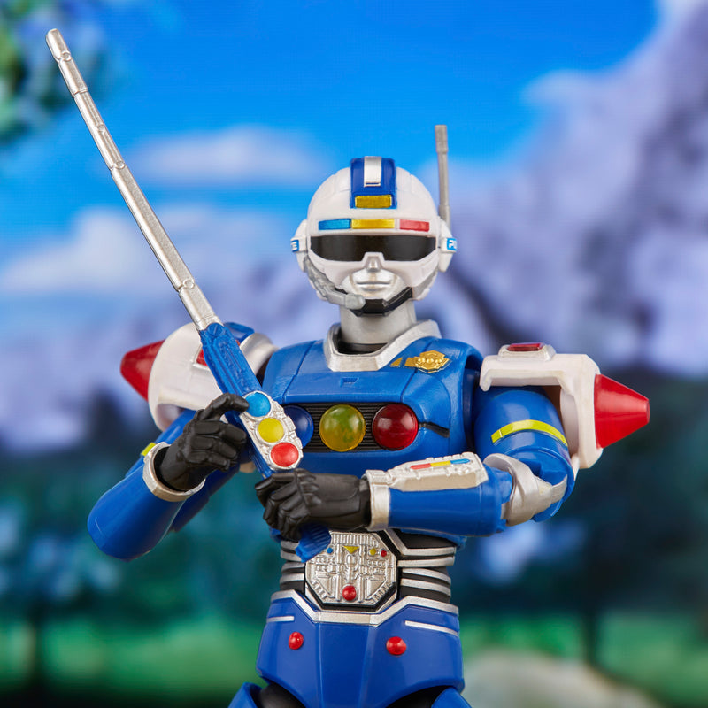 Load image into Gallery viewer, Power Rangers Lightning Collection - Power Rangers Turbo: Deluxe Blue Senturion
