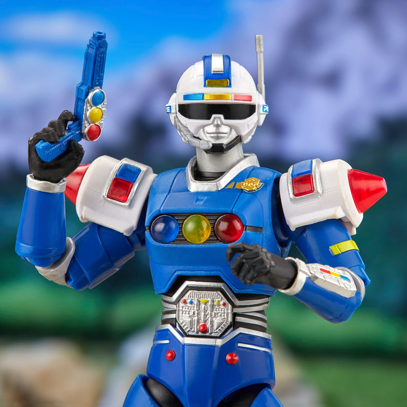 Load image into Gallery viewer, Power Rangers Lightning Collection - Power Rangers Turbo: Deluxe Blue Senturion
