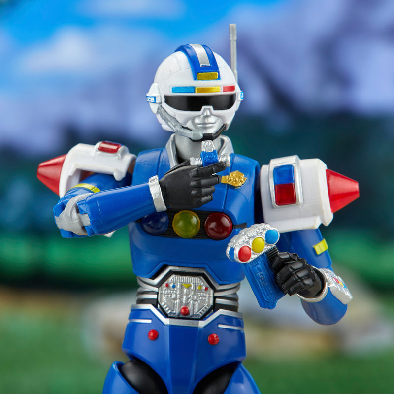 Load image into Gallery viewer, Power Rangers Lightning Collection - Power Rangers Turbo: Deluxe Blue Senturion
