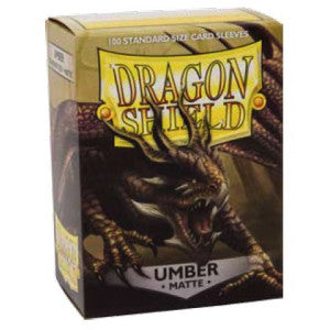 Dragon Shield - Matte Umber Sleeves - 100 Sleeves