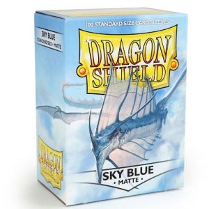Dragon Shield - Matte Sky Blue Sleeves - 100 Sleeves