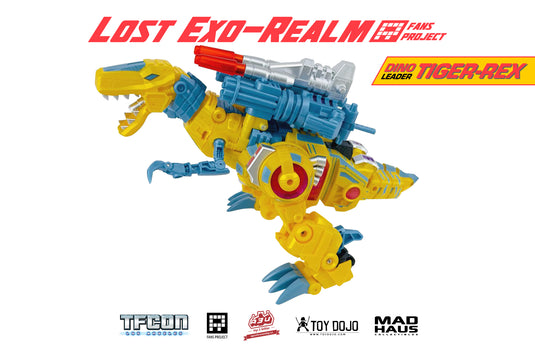 FansProject - Lost Exo-Realm LER-04G2 Tiger-Rex (TFCon LA 2023 Exclusive)