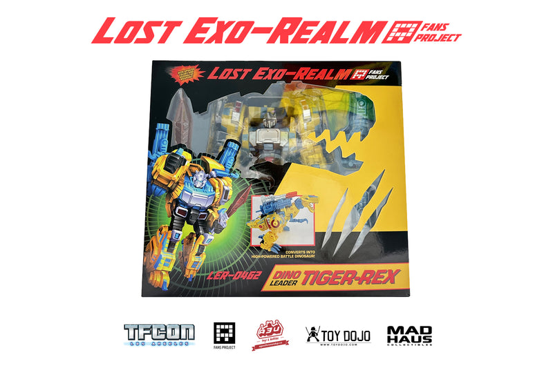 Load image into Gallery viewer, FansProject - Lost Exo-Realm LER-04G2 Tiger-Rex (TFCon LA 2023 Exclusive)
