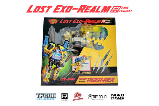 FansProject - Lost Exo-Realm LER-04G2 Tiger-Rex (TFCon LA 2023 Exclusive)