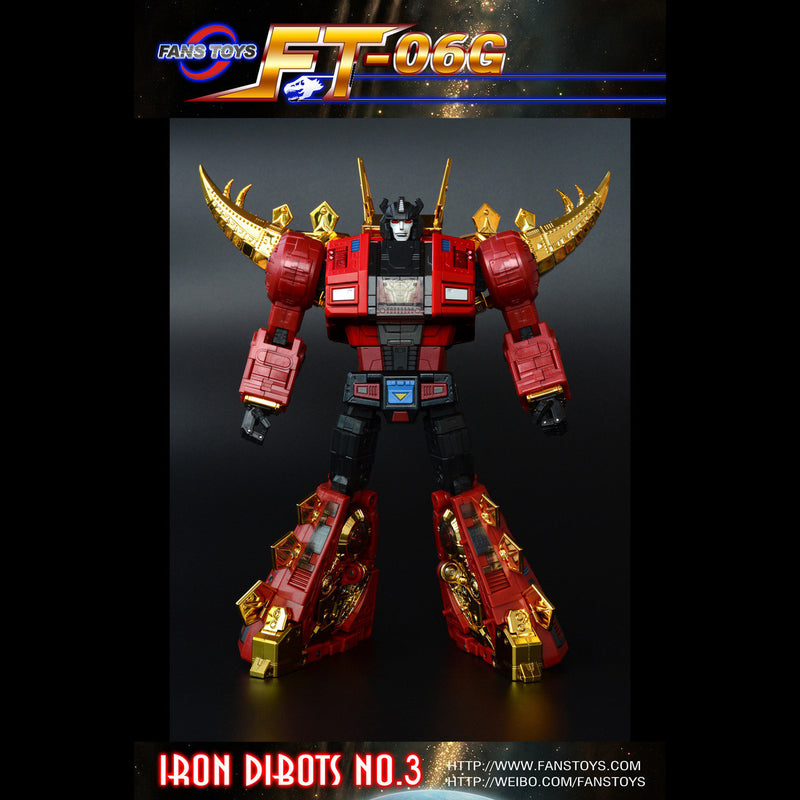 Load image into Gallery viewer, Fans Toys - FT-06G Sever Limited Edition of 500 - Iron Dibots no. 3

