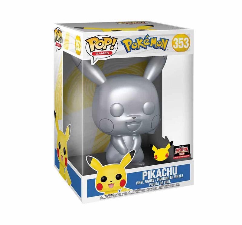 Load image into Gallery viewer, POP! Games - Pokemon: Pikachu [Silver/Metallic]
