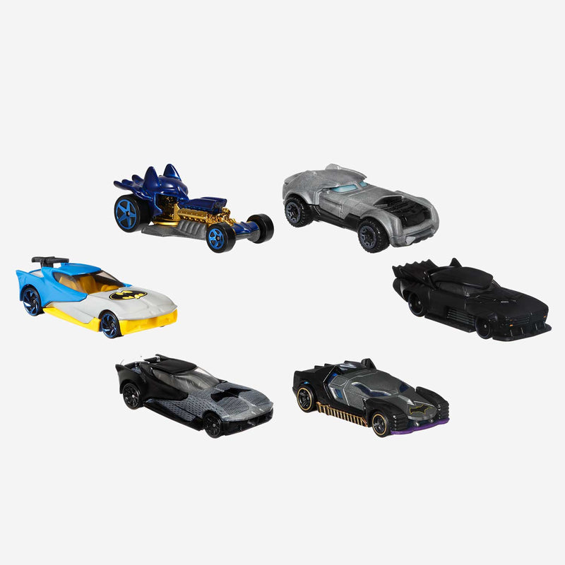 Load image into Gallery viewer, Mattel - Hot Wheels Batman Character Car - Pack of 6
