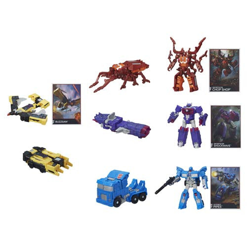 Transformers Generations Combiner Wars Legends Wave 5 - Set of 4 (Buzzsaw, Shockwave, Chop Shop, Autobot Pipes)