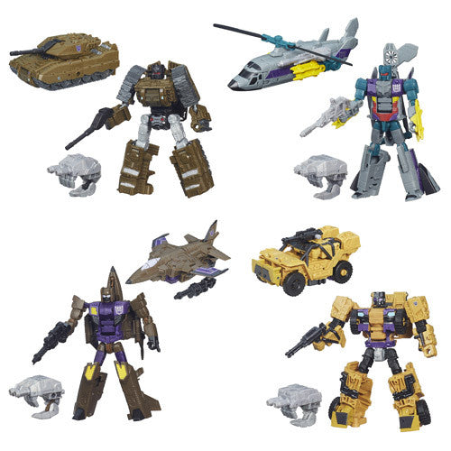 Transformers Generations Combiner Wars Deluxe Wave 5 - Set of 4
