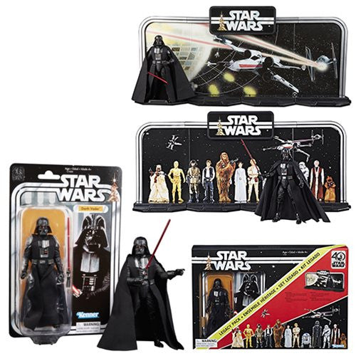 Star Wars the Black Series 40th Anniversary Display Diorama Darth Vader Legacy Pack