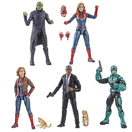 Load image into Gallery viewer, Marvel Legends - Captain Marvel Wave 1 Set of 7 (Kree Sentry BAF)
