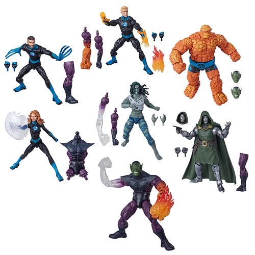 Load image into Gallery viewer, Marvel Legends - Fantastic Four Wave 1 - Set of 6
