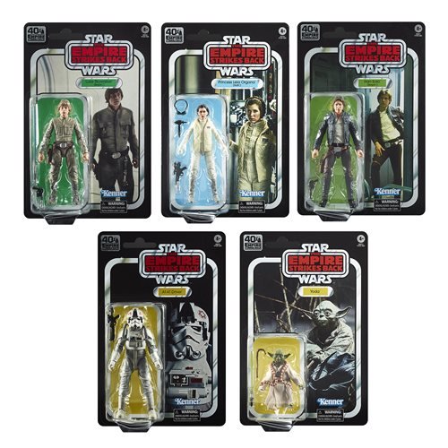 Star Wars the Black Series - Empire Strikes Back 40th Anniversary Wave 1 Set of 5