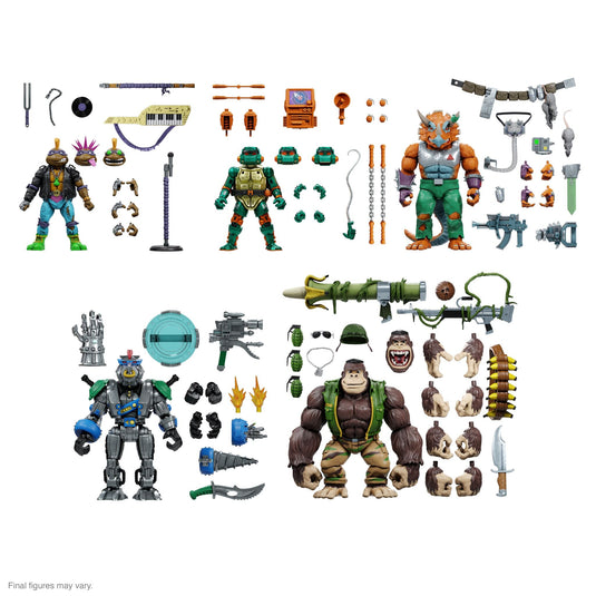 Super 7 - Teenage Mutant Ninja Turtles Ultimates: Wave 7 Set of 5