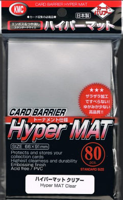 KMC - Hyper Mat Clear - 80 Sleeves