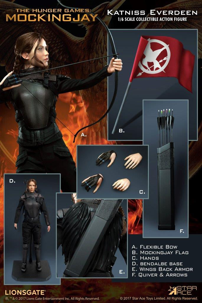 Load image into Gallery viewer, Star Ace - The Hunger Games Mockingjay - Katniss Everdeen
