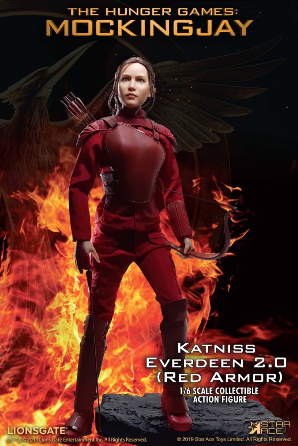 Load image into Gallery viewer, Star Ace - The Hunger Games Mockingjay - Katniss Everdeen 2.0 (Red Armor)

