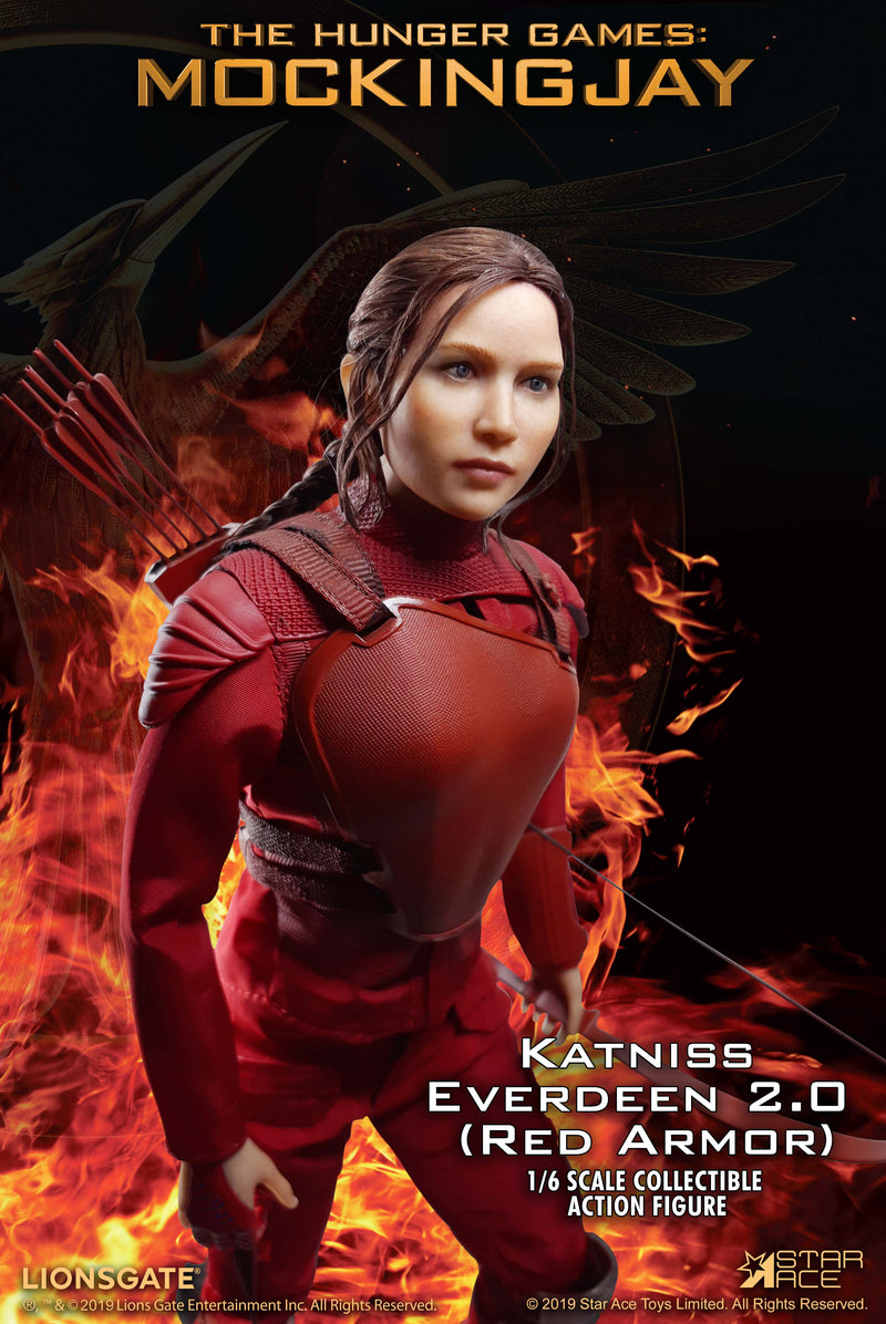 Load image into Gallery viewer, Star Ace - The Hunger Games Mockingjay - Katniss Everdeen 2.0 (Red Armor)
